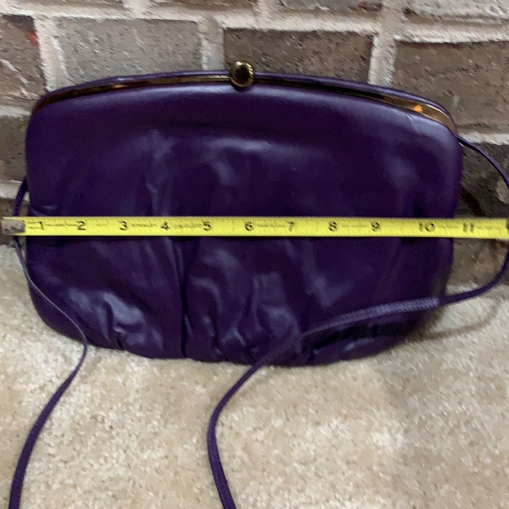 Vintage purple purse - Picture 6 of 7